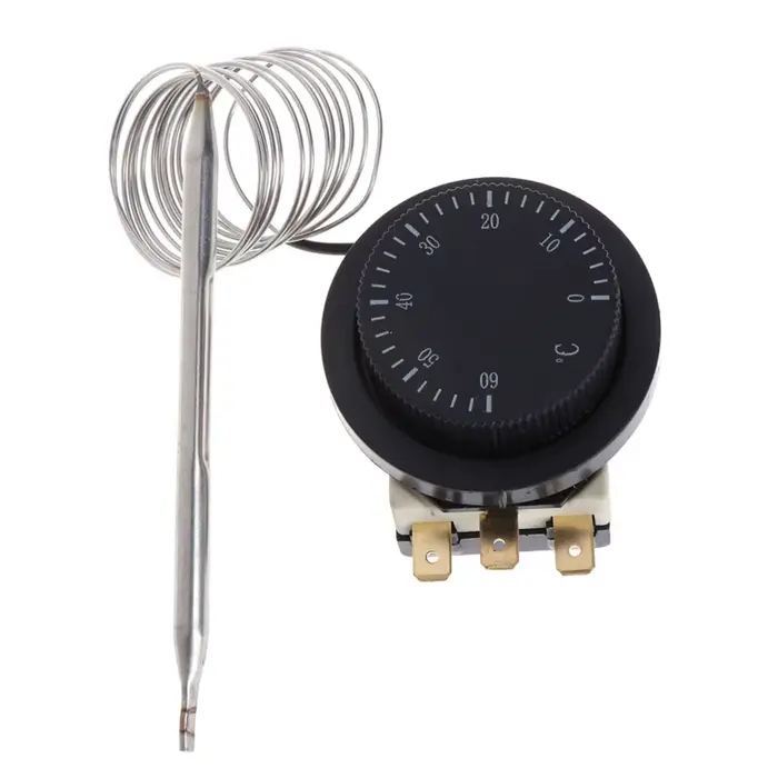 Commutateur contrôle température 0-60 ℃, Thermostat capillaire contrôlé, Durable