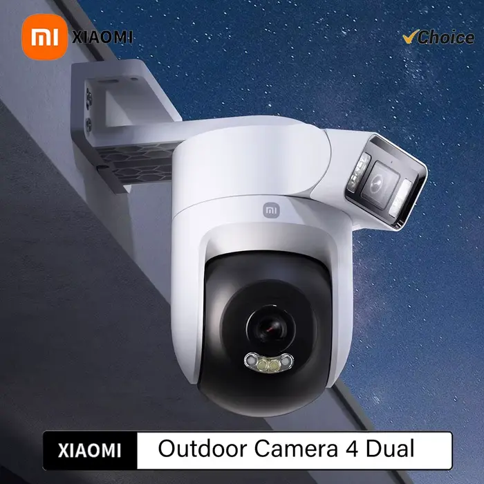 Nouvelle caméra extérieure Xiaomi 4 à double objectif 5MP 3K HD