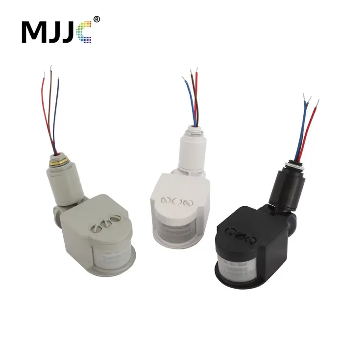 Capteur de mouvement 220V 12V, détecteur de mouvement infrarouge automatique PIR, 220V, rotatif à 18