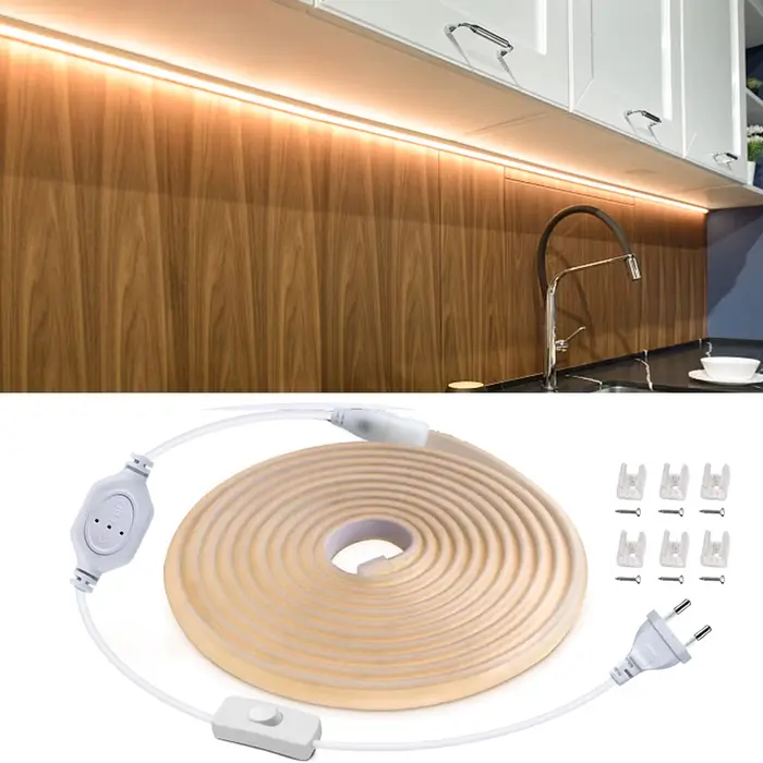 Lampe LED étanche COB pour sous-meuble de cuisine