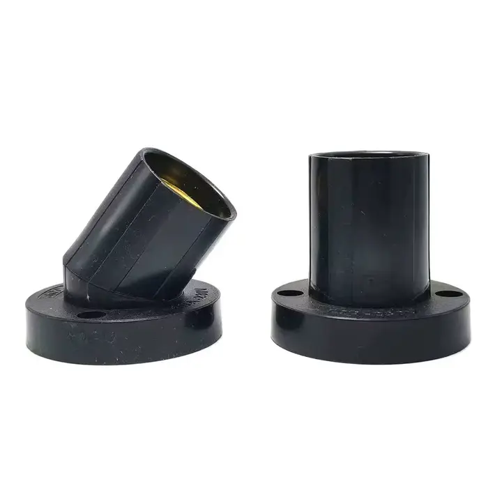 Support de lampe rotatif droit Oblique E27, 1 pièce, vis plate 10A, Base de tête d'ampoule d'éclaira