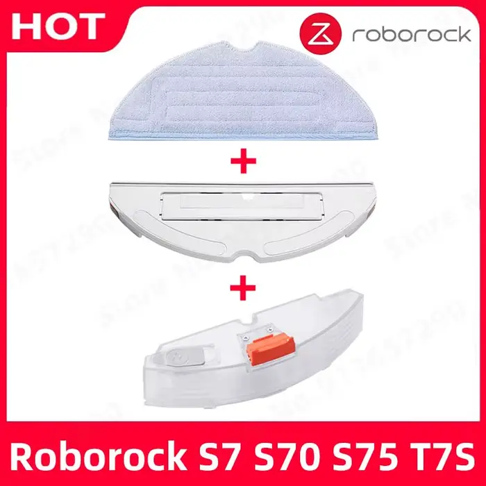 Roborock S7 S70 S75 T7S réservoir d'eau à commande électrique pièces de rechange aspirateur plateau 