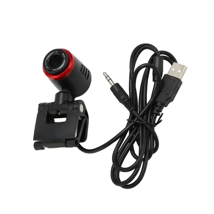 Caméra de bureau USB2.0 avec micro HD Webcam caméra Web caméra 360 degrés pour ordinateur PC portabl