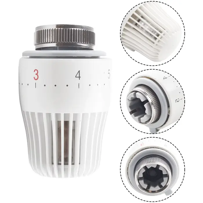 Tête de Valve de contrôle de température thermostatique, 1 pièce, amélioration de l'habitat, système