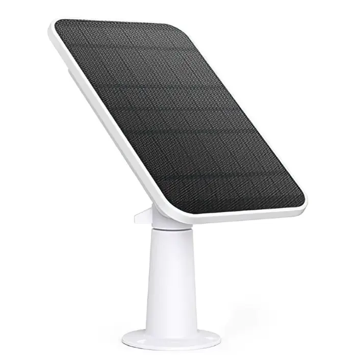 Panneau solaire 4W pour caméra Eufy Eufycam 2/2C/2C Pro/E/2 Pro, supports rotatifs muraux résistants