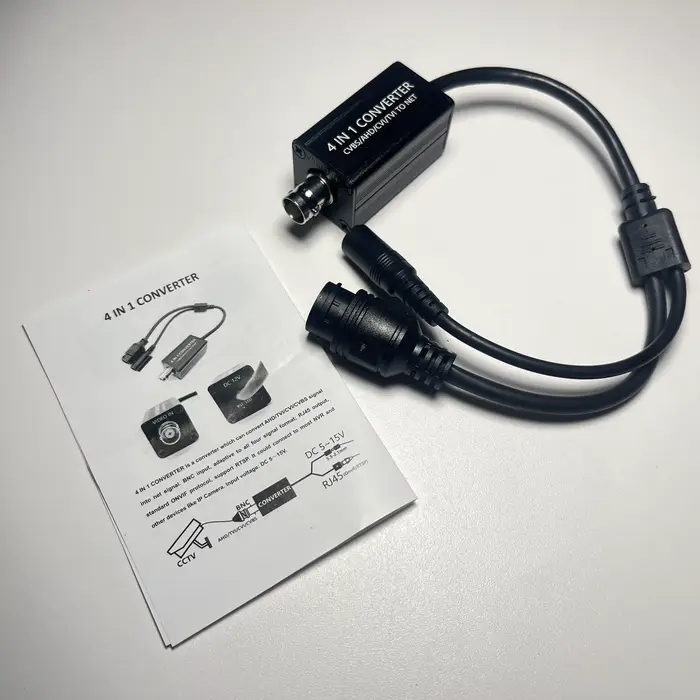 Mini caméra de sécurité HD 1080P AHD/TVI/CVI/CVBS 4-en-1 CCTV 2MP, surveillance vidéo filaire, conve