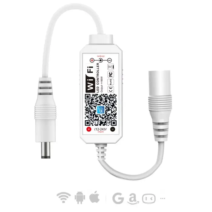 Magic Home Wifi LED variateur de contrôle APP commande vocale pour bande lumineuse LED monochrome fo