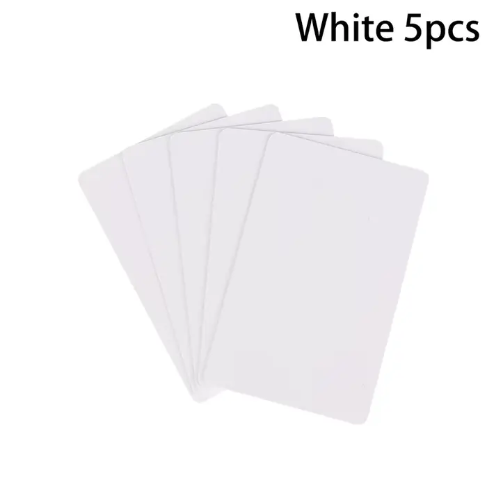 5/10 pièces NFC215 cartes noires et blanches réinscriptibles NFC NT-AG215 cartes PVC vierges facile 