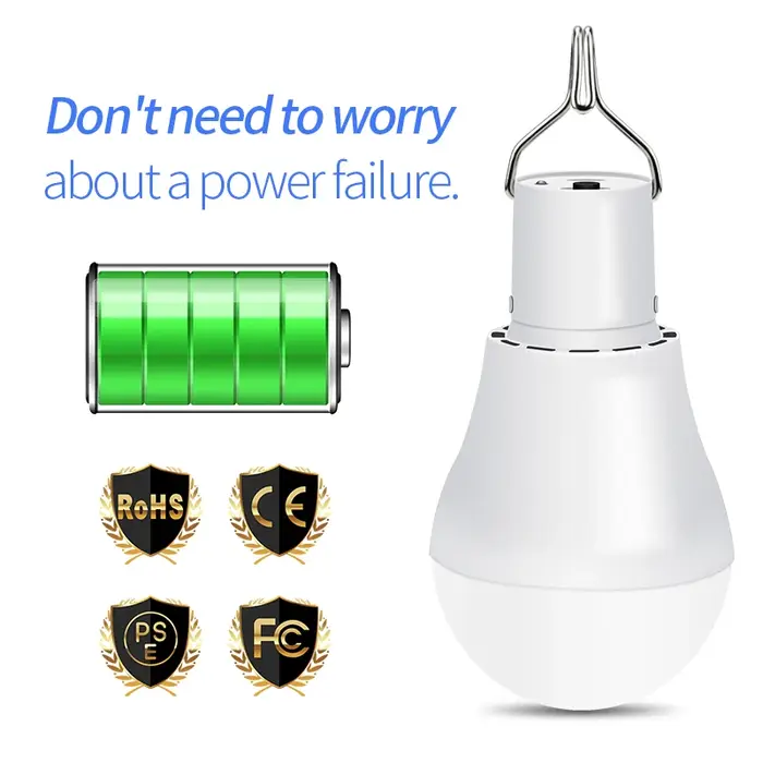 CanLing LED lampe solaire 15 W 250LM USB 5 V lumière solaire Portable extérieur camping tente ampoul