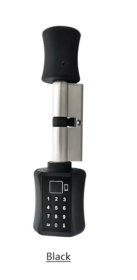 Serrure de porte intelligente sans clé, application Tuya, mot de passe, empreinte digitale, clavier 