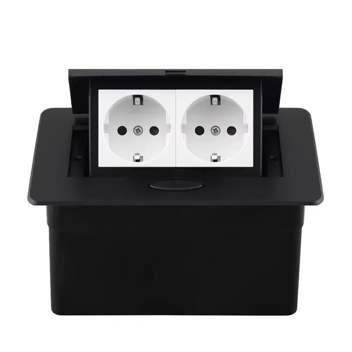 Prise de Table prise ue avec prise USB Type C dans le comptoir prise Pop-Up prise de bureau couvercl