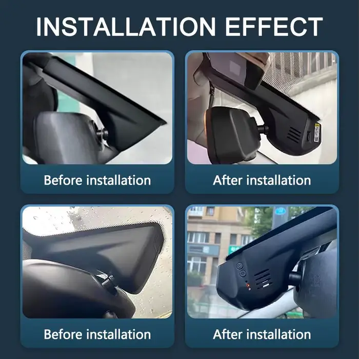Caméra de bord 4K 2160P pour BMW X3 X5 X1 X4 X6 X7 M1 M3 M5 M7 Séries F20 F30 F31 F32 F10 Installation Facile Occasions Spéciales