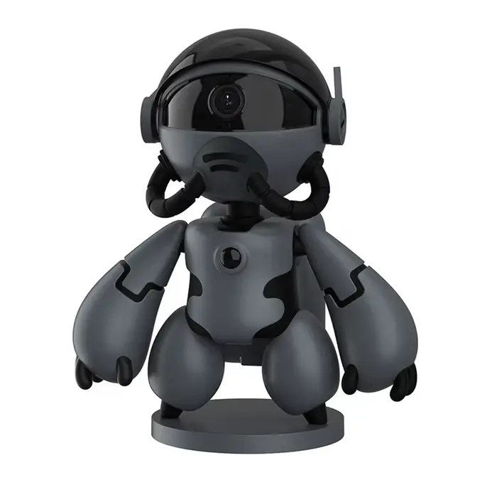 Mini Caméra de permission Intérieure PTZ IP WiFi 2MP, Dispositif de Sécurité Sans Fil, avec Moniteur