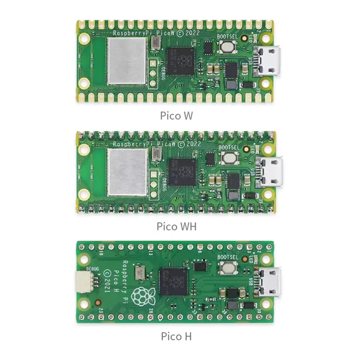 Carte mère de développement Raspberry Pie PICO W, pigments chirurgie tionnels/C, Internet des objets