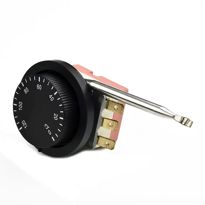 1x radiateur de commutateur de thermostat de ventilateur électrique 0 ℃ ～120 ℃ Accessoires de voiture de mastic de