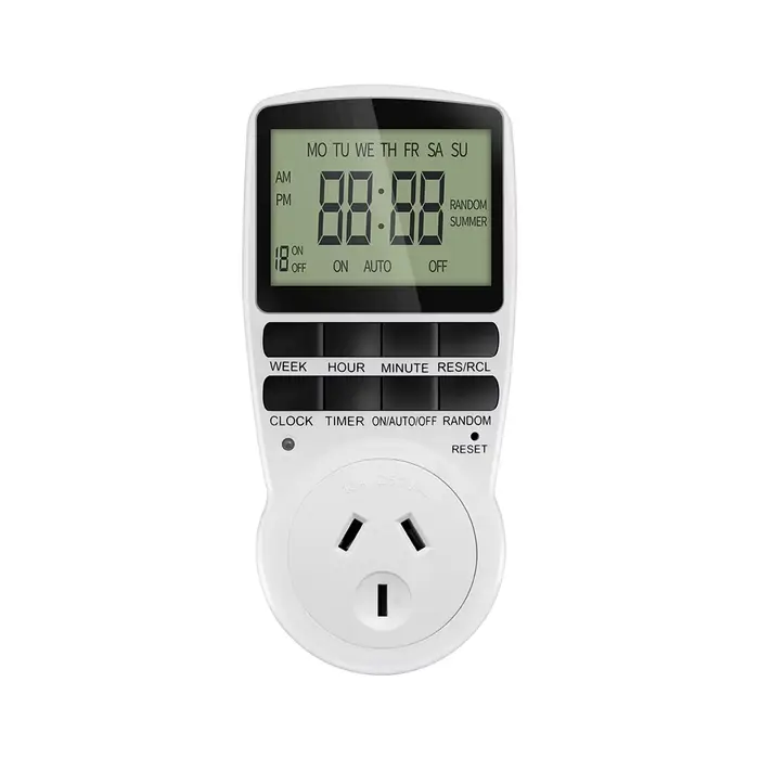 Minuterie numérique électronique programmable, minuterie de cuisine, prise UE, US, FR, UK, AU, 220V,