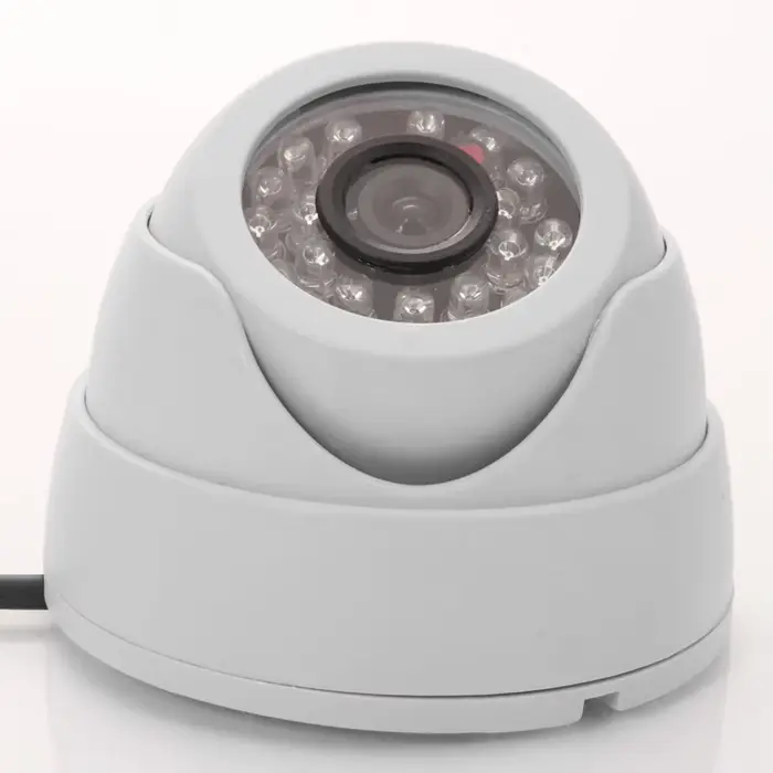 Caméra de permission Intérieure LED 24IR avec Capteur d'Image, CMOS, Vision Nocturne Jour et Nuit, S