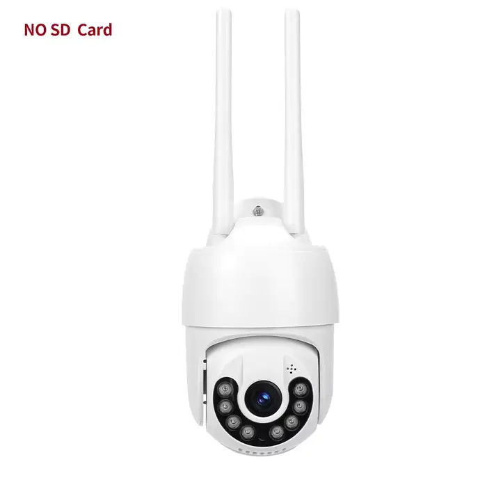 Caméra de surveillance WIFI sans fil extérieure 2MP, vision nocturne couleur, CCTV, moniteur pour bé