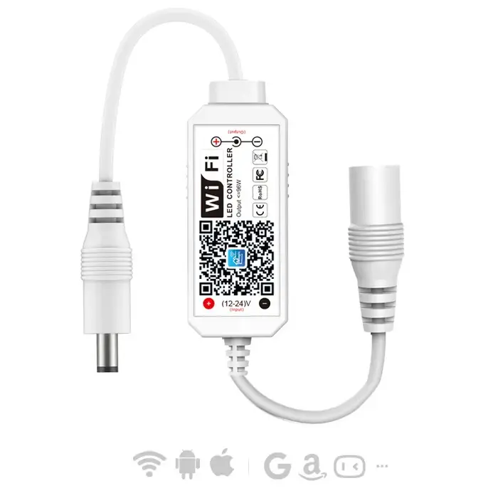 Magic Home Wifi LED bande lumineuse contrôleur APP commande vocale pour bande lumineuse monochrome v