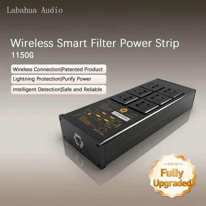 Prise de filtre audio HIFI avec protection contre la foudre et anti-interférences, réduction du brui