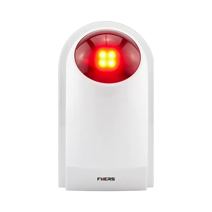 Fuers-Sirène flash J008 pour système d'alarme de sécurité domestique, sirène extérieure, stroboscope