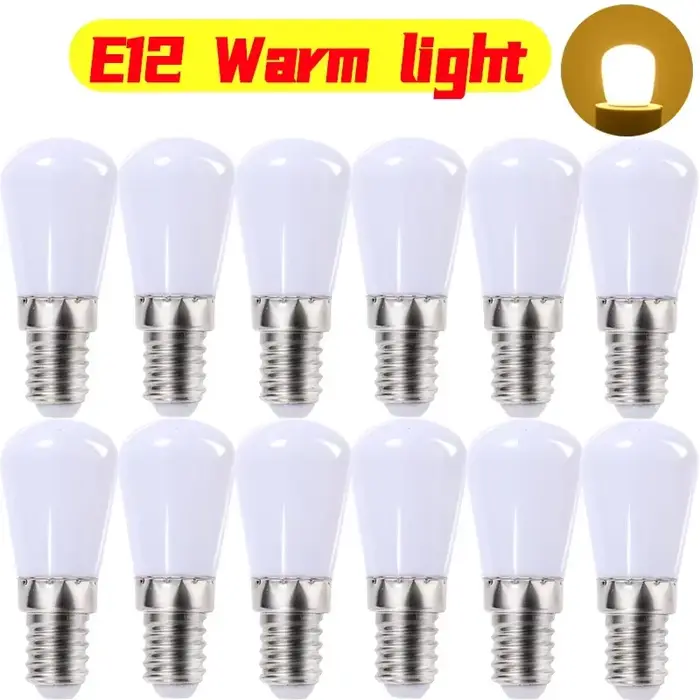 Mini ampoules LED pour réfrigérateur, lampes de réfrigérateur, ampoule à vis pour la décoration inté
