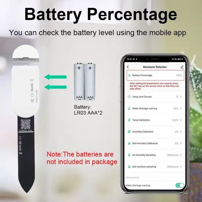 Tuya Zigbee – détecteur de température et d'humidité