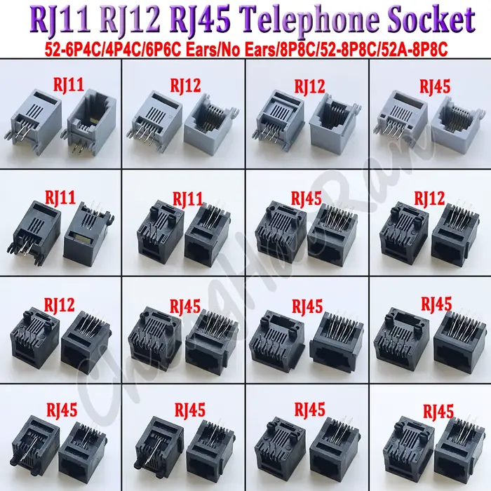 Connecteur de prise téléphonique RJ45