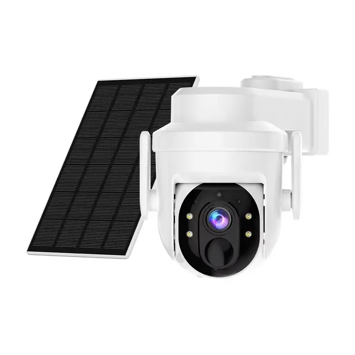 Caméra IP sans fil solaire extérieure 3MP Woolink, caméra de sécurité domestique PTZ, vision nocturn