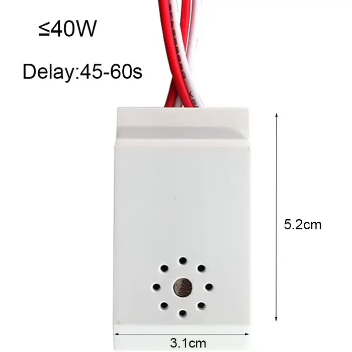 Lampe automatique photocellule contrôleur de lumière photoswitch capteur PIR détecteur interrupteur 