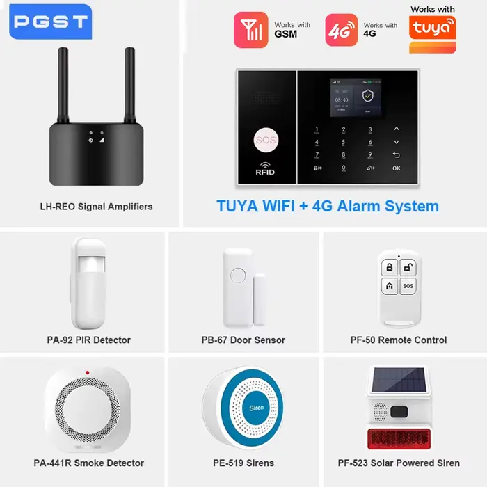 Système d’alarme anti-cambriolage WIFI 4G GSM
