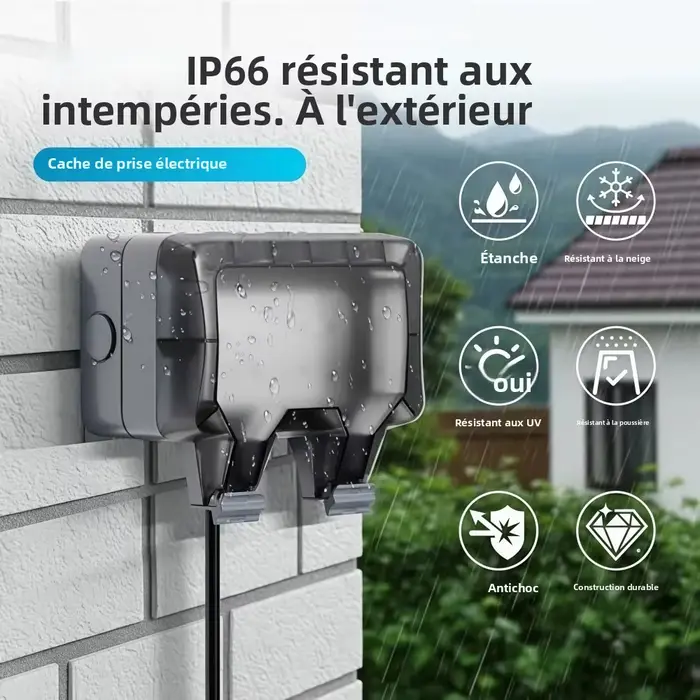 Prise extérieure étanche