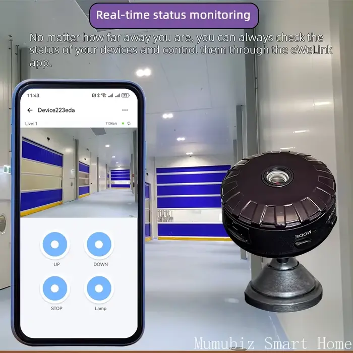 EWelink – caméra intelligente télécommandée RF 433MHz, avec interrupteur d'entrée/autobloquant à 4 c