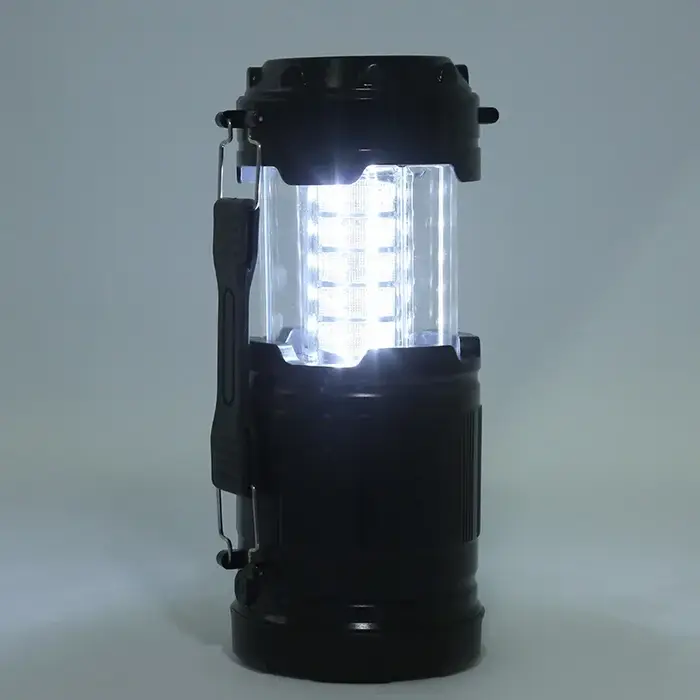 Mini lampe de tente 3 * COB LED lanterne Portable torche télescopique lampe de Camping lumière de se