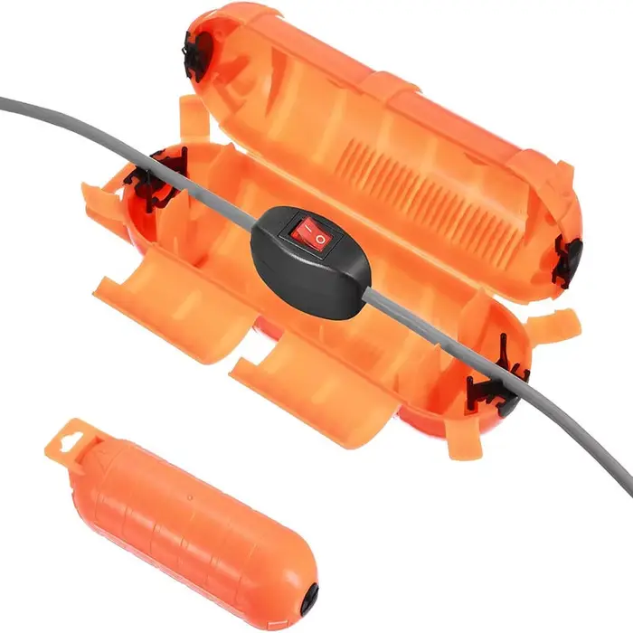 Cache câble sécurisé imperméable en pp pour protection des prises extérieures résistant aux intempéries occasions spéciales