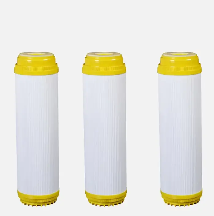 Cartouche filtrante en résine de 10 pouces, échange d'ions d'eau Pure adoucie, élimine le détartrage