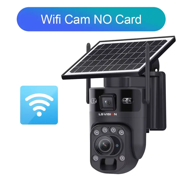Caméra solaire UBOX PRO 10MP 4G AOV avec zoom optique 36X, enregistrement vidéo 24/7, double écran, 