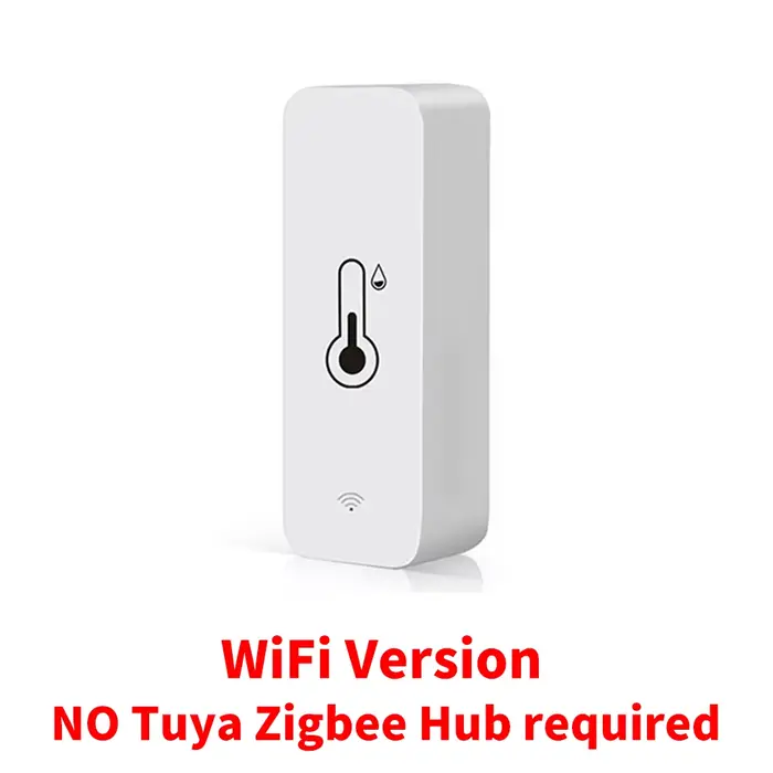 Tuya Zigbee WiFi capteur de température et d'humidité APP moniteur à distance pour maison intelligen