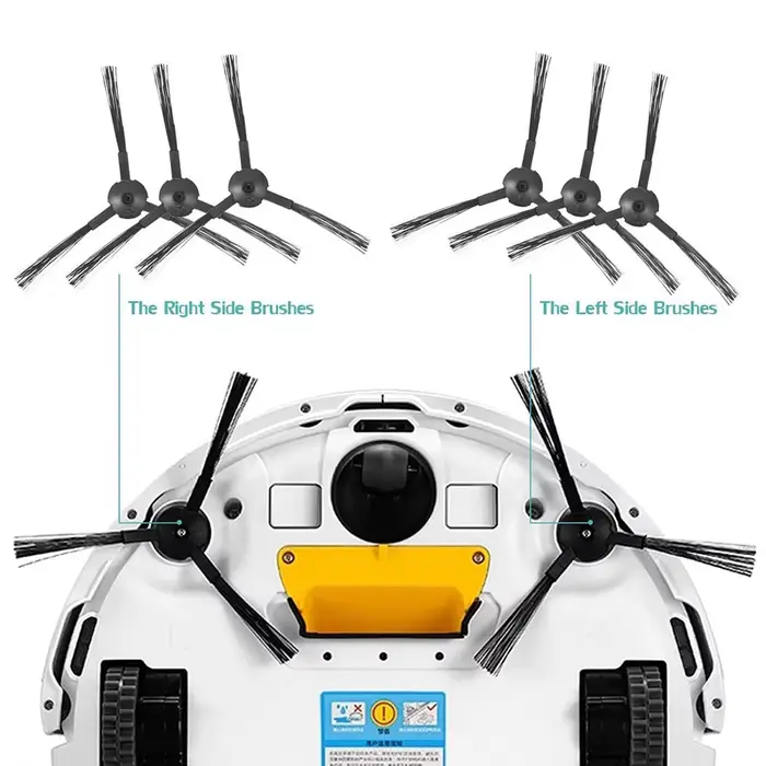 Kit d'accessoires pour aspirateur ILIFE ZACO V3 V3s V5 V5s V5s Pro, filtre brosse latérale, pré-filt