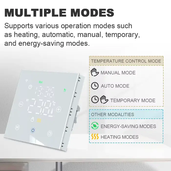 Smart WiFi pour l'eau et le chauffage au sol électrique