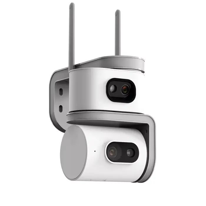 Caméra dôme IP PTZ Wi-Fi Cam380 APP 6MP à double objectif, couleur intégrale, avec IA pour la détect