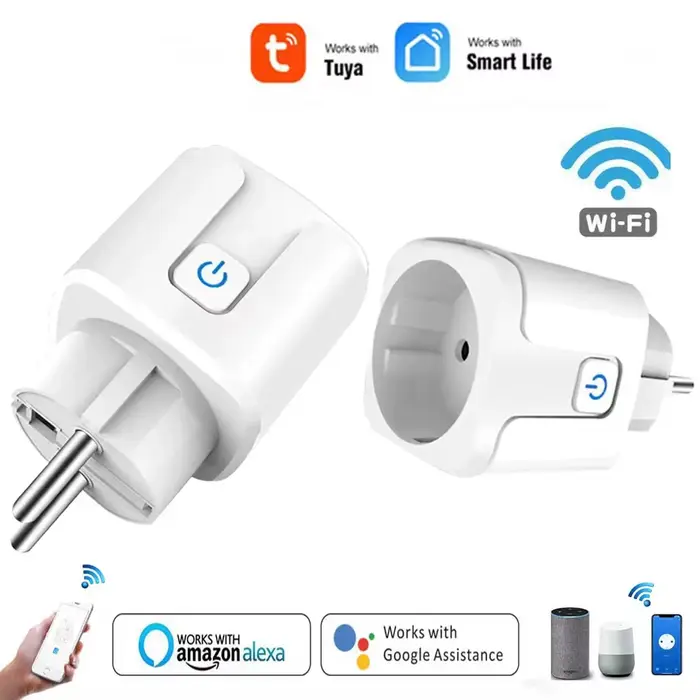 Prise intelligente WIFI EU 16A/20A avec surveillance de la consommation d'énergie