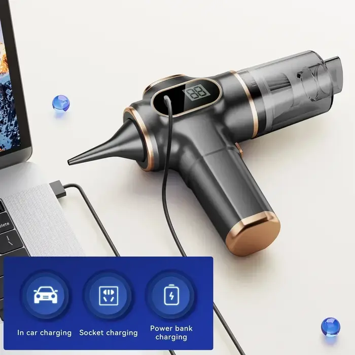 Xiaomi Aspirateur à main sans fil 9500000Pa Nettoyage portable sans fil Utilisation polyvalente à la