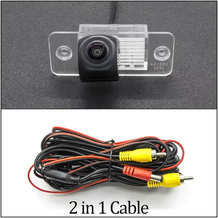 Owtosin – caméra de recul HD 1280x720 Fisheye pour VW Volkswagen Touareg 2002 2003 2004 2005 2006 20