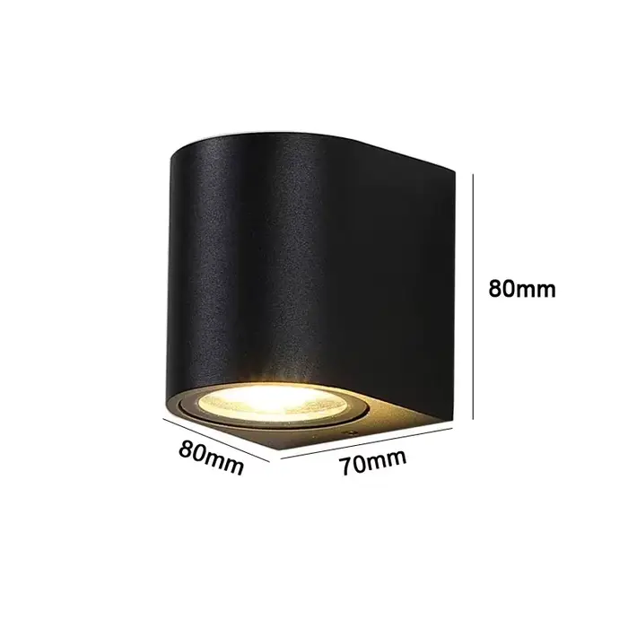 Applique murale LED imperméable conforme à la norme IP65, design moderne, luminaire décoratif d'exté