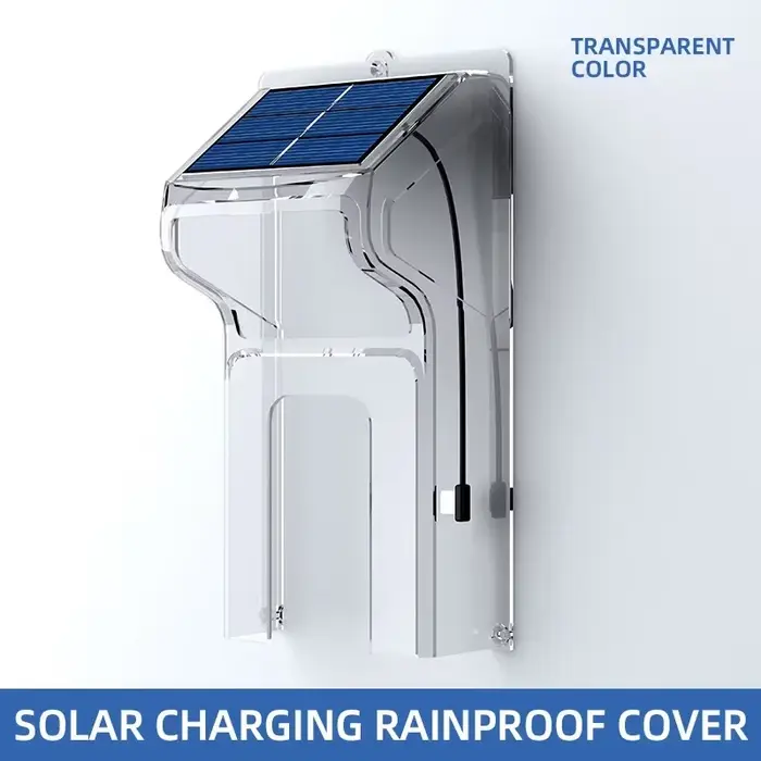 Sonnette sans fil extérieure avec couvercle solaire caméra Wifi porte numérique Peepholes étanche ma