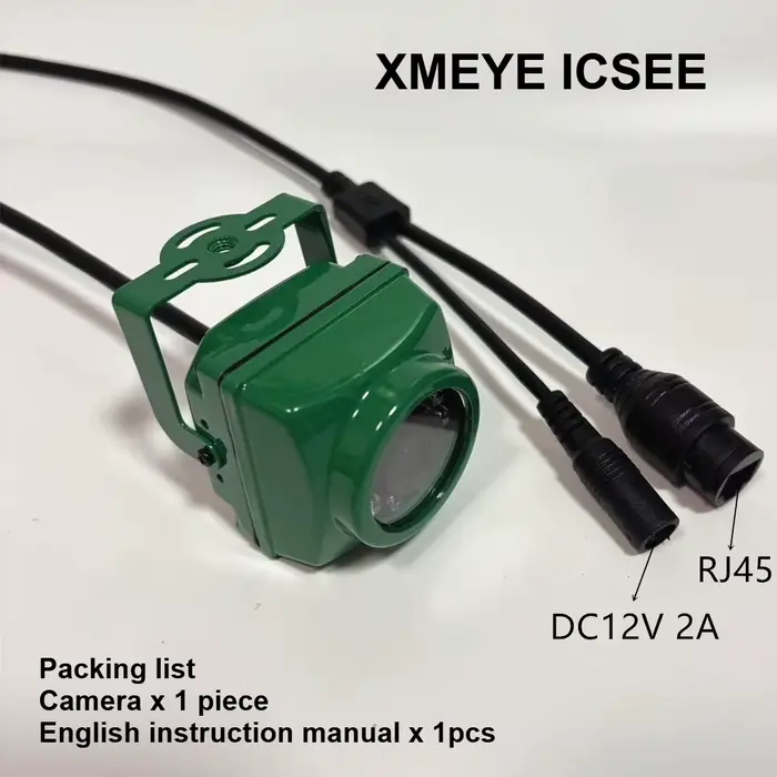 Mini caméra extérieure ICSEE 4K IPC IP67 étanche 3/4/5/8MP extérieure IR Vision nocturne POE Webcam 