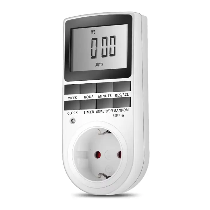 Minuterie numérique Programmable, interrupteur de temps, sortie 230V 220V 120V 16A 15A 13A 10A UK EU US, prise de minuterie de cuisine 60Hz