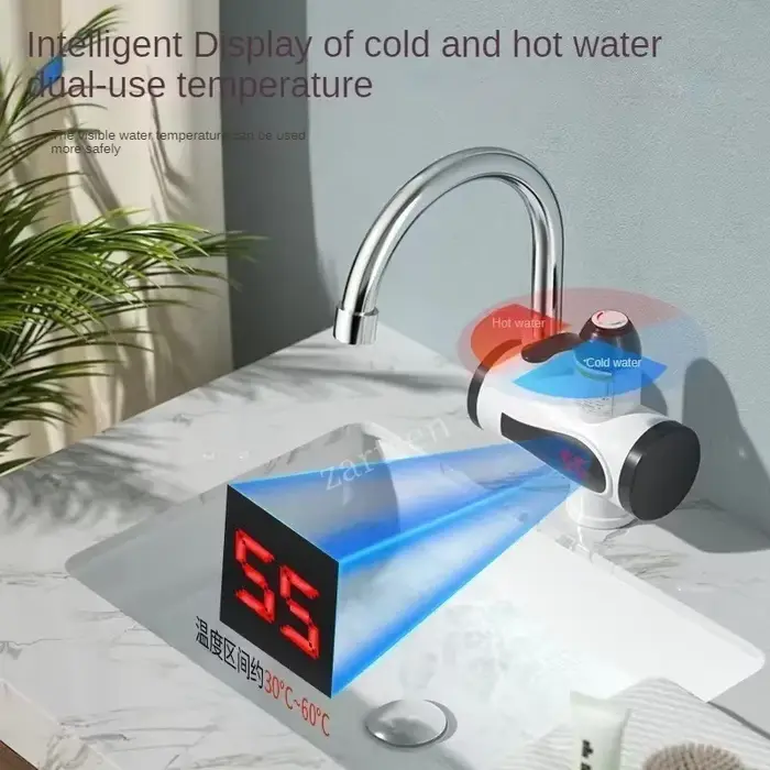 3000W électrique cuisine chauffe-eau robinet instantané