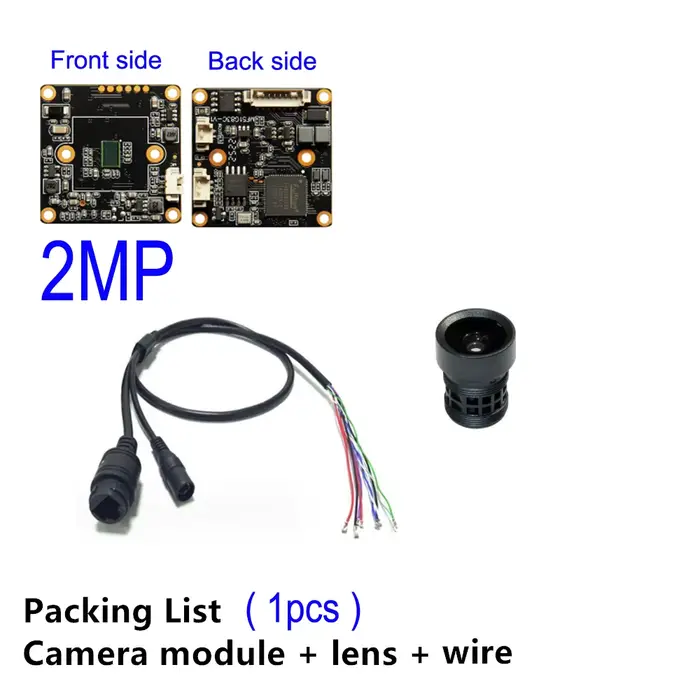 Module de caméra IP 1MP 2MP 3MP 4MP 720P, vente directe d'usine, PCB 32x32mm, Fuhan mini